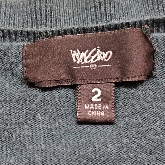 Sz 2 Dark Green Crewneck Sweater - Picture 3 of 3